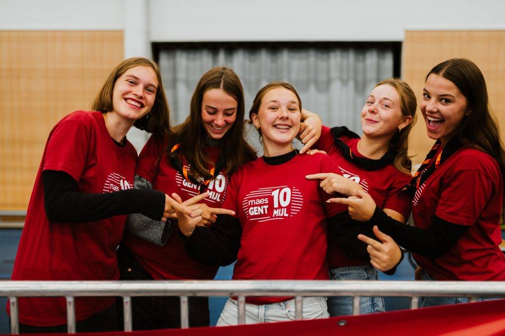 MAES Gent 10 Mijl 2026 vrijwilligers